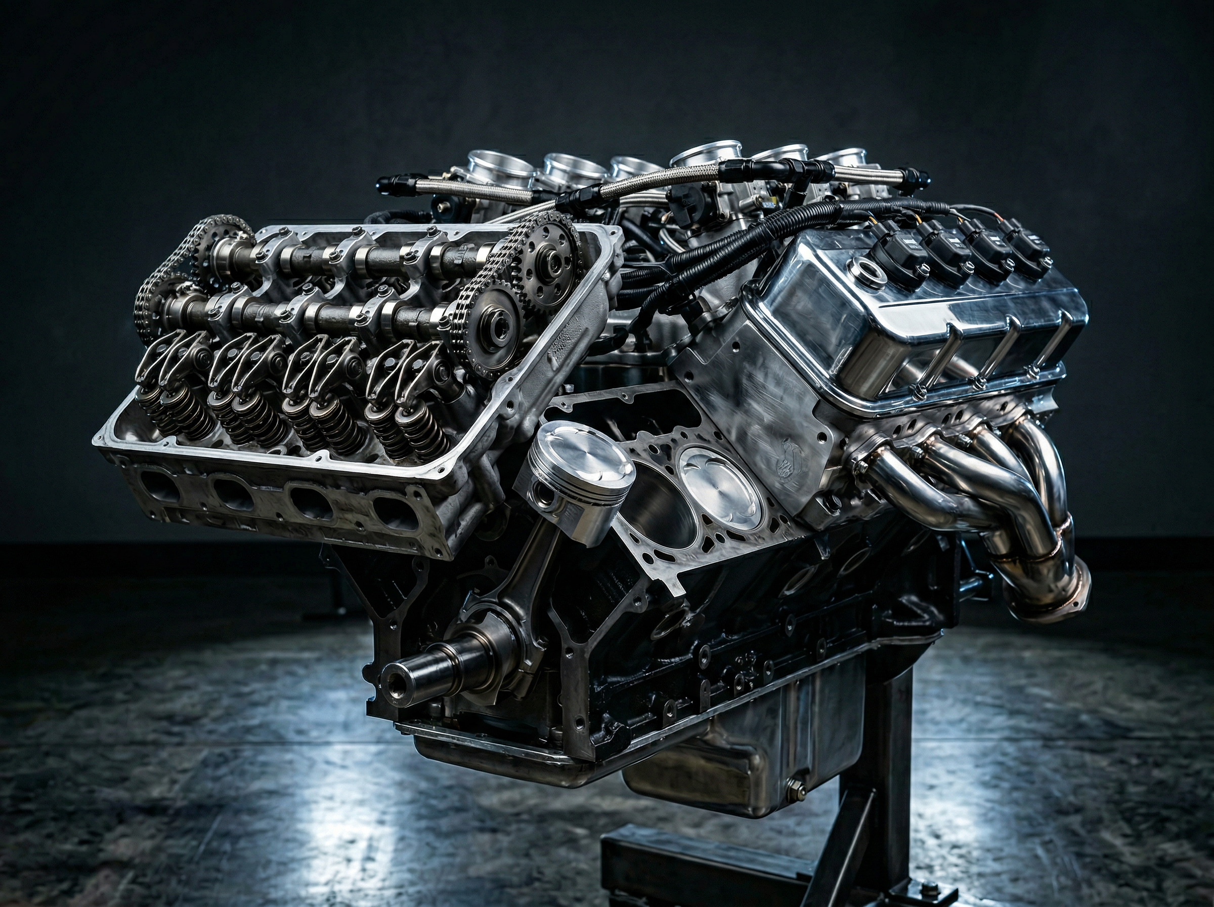 Detailed engine components